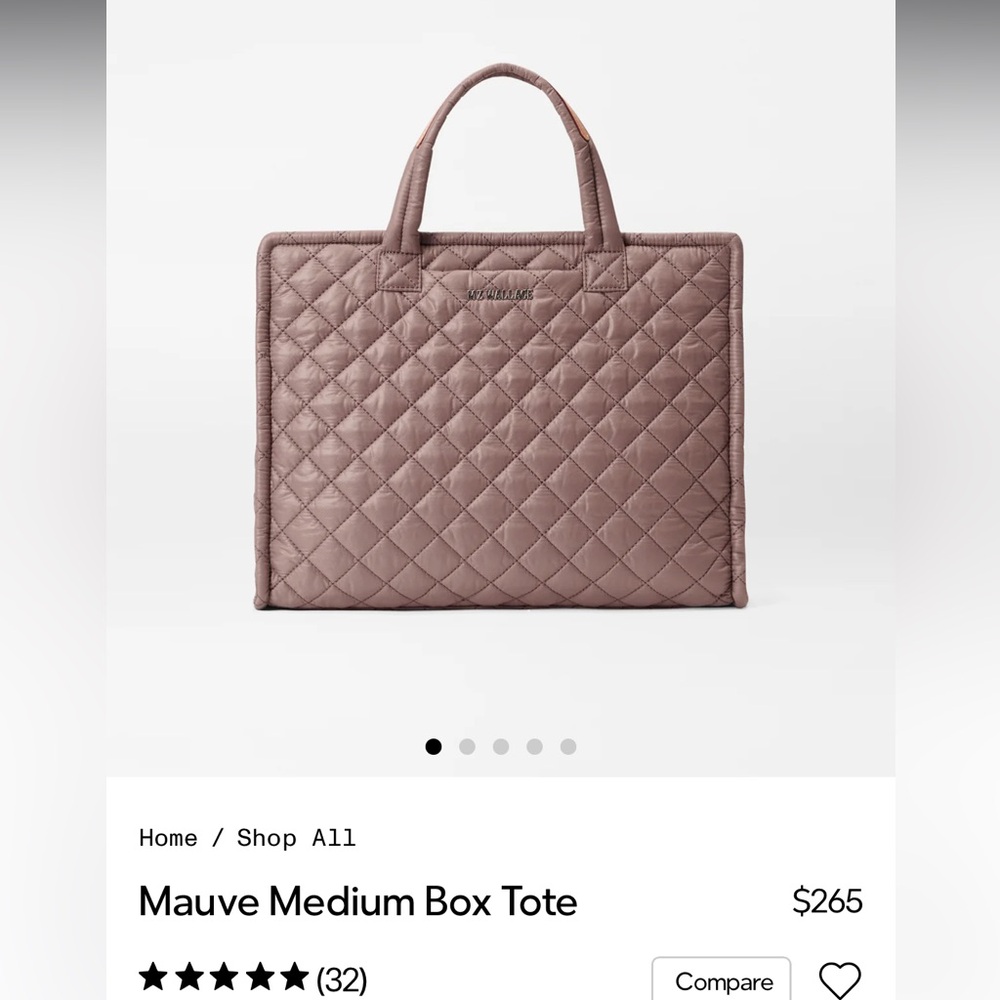 Used once MZ Wallace metro tote (medium)